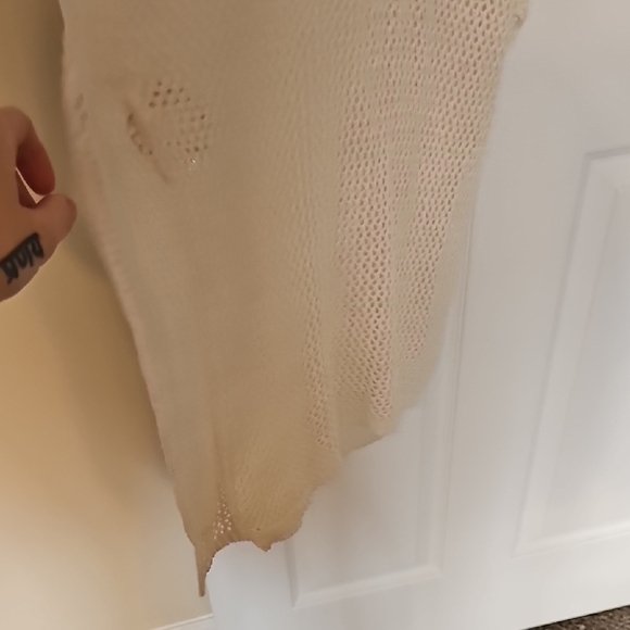 Lulu's Cream Sleeveless Knit Maxi Dress - Picture 4 of 5